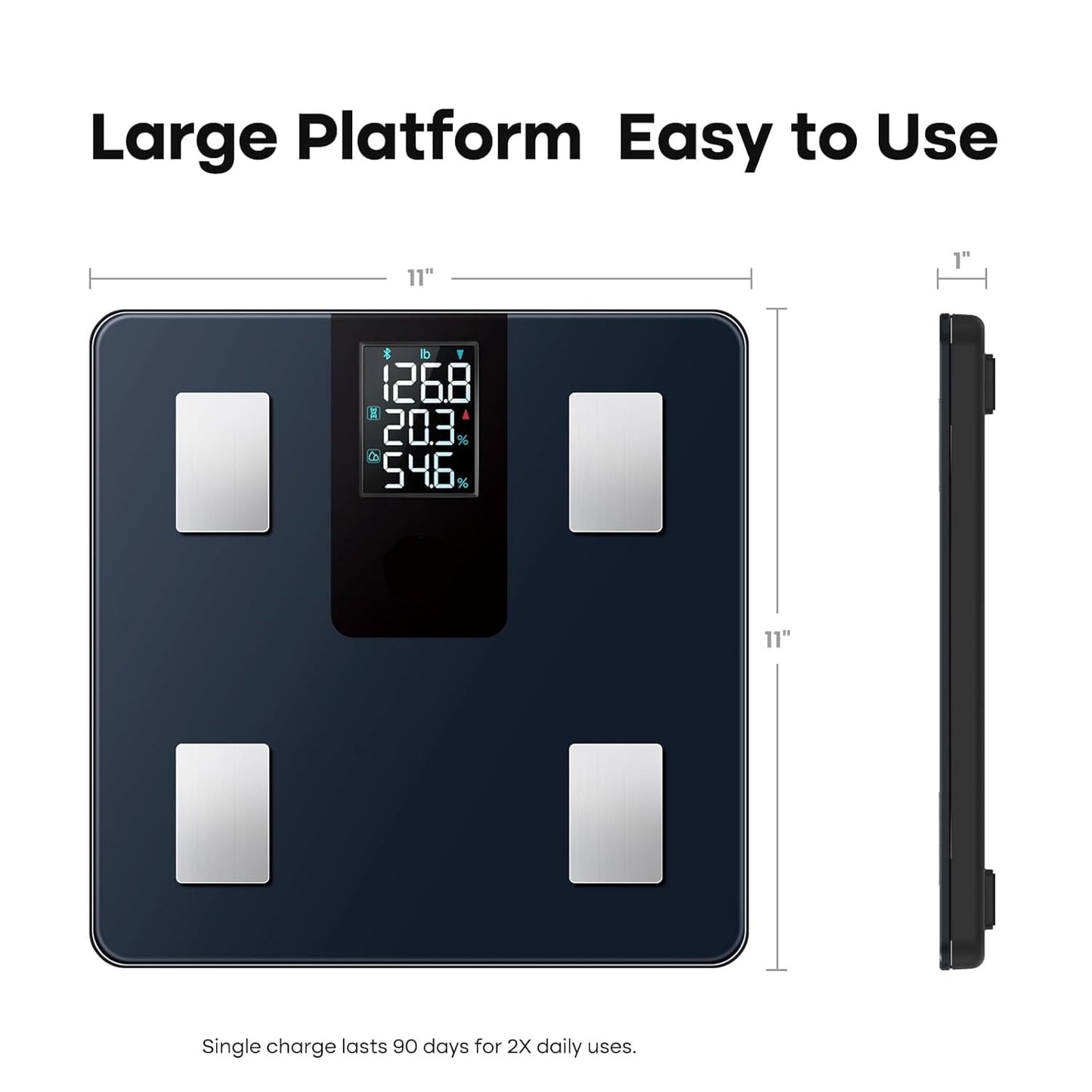 NEXPURE Body Fat Scale, 8 Electrodes Smart Scale