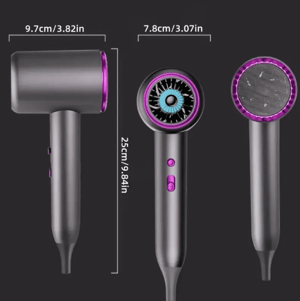 NEXPURE Hair Dryer, High-Speed Ionic Low Noise Blow Dryer for Fast Drying, Hair Blow Dryer for Curly Hair for Home Travel