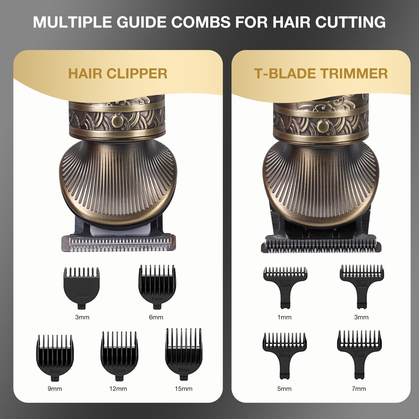 NEXPURE Beard Trimmer for Men, Electric Razor Shavers, Cordless Hair Clippers, Shaving Kit for Mustache, Body, Nose, Ear and Face, 6 in 1 Beard Grooming Kit, Gifts for Men