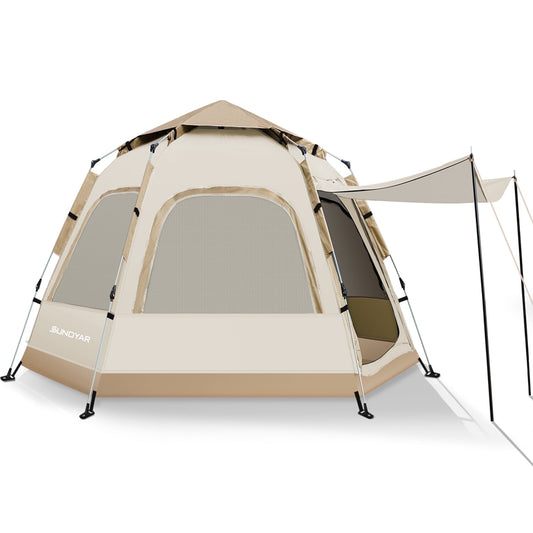 SUNOYAR 6-8 Person Tent for Camping, Camping Tent with Carry Bag, Instant Tent for Outdoor/Hiking/Traveling