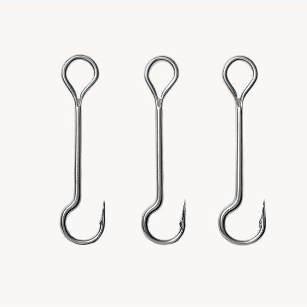Three Metal Hooks